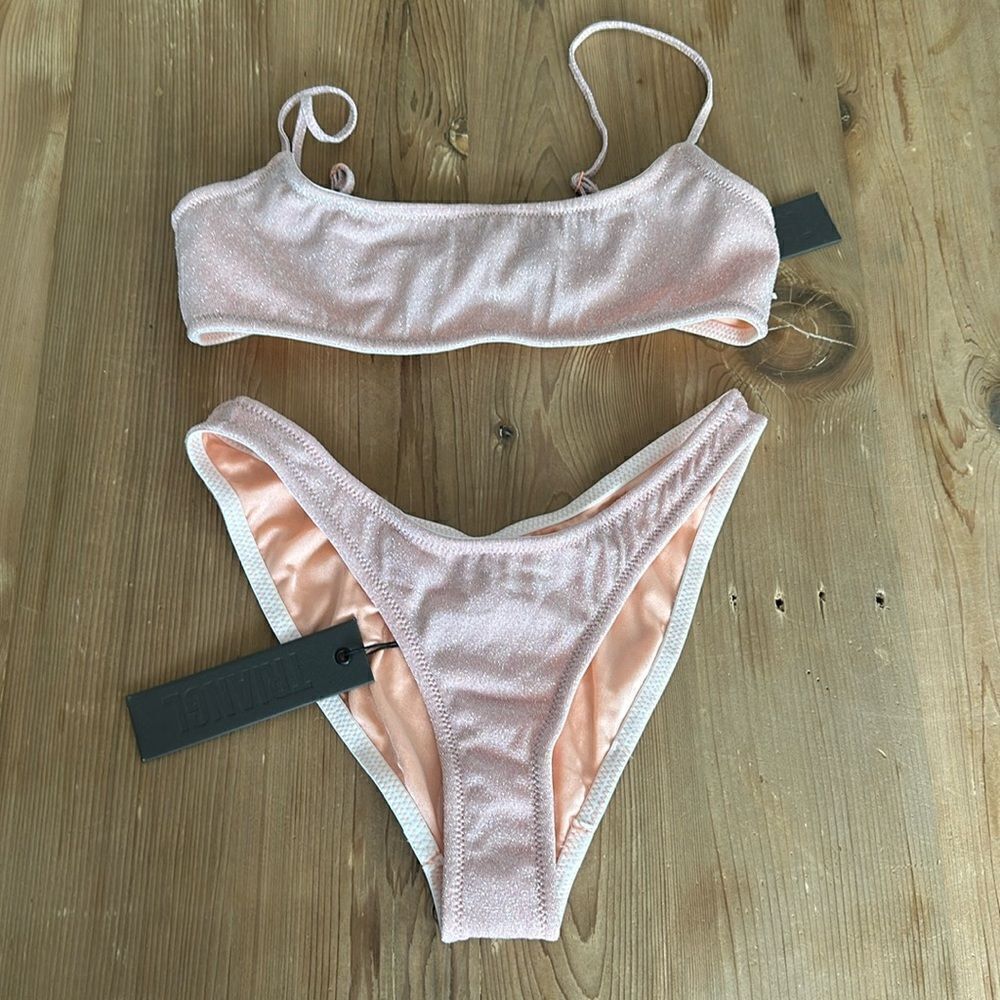 TRIANGL MICA NORMAL BLUSH BIKINI NO BAG NEW WITH TAGS - Picture 4 of 13